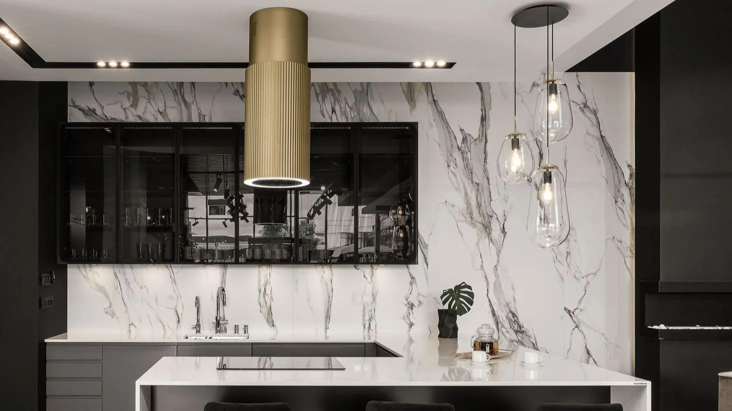 Island kitchen hoods